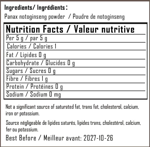 Miniatura 6 de Tienchi Ginseng en polvo, cabeza de 40 unidades, 10.58 oz (300 g)  Panax Notoginseng polvo ultrafino, suplemento herbario para circulación y