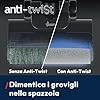 Hoover HW3 2in1 Aspirapolvere e Lavapavimenti Senza Fili per Pavimenti Duri e Delicati – 40 minuti di autonomia, Tecnologia Anti-Twist, Autopulizia con asciugatura ad aria fredda, Pulizia bordi.