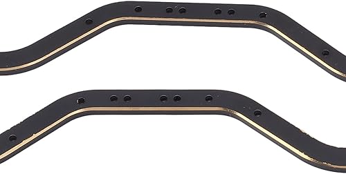 Miniatura 7 de Bastidor de chasis de coche RC rieles de latón estable fácil de instalar accesorios RC, peso ligero, no es fácil de dañar, no es fácil de deformar,