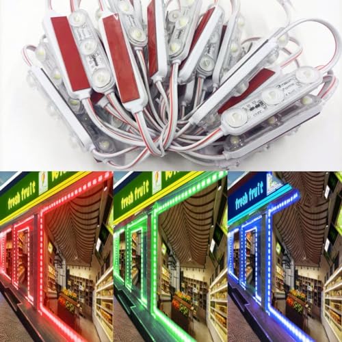 Módulo LED azul decorativo e impermeable para transformar la fachada de tu negocio 4