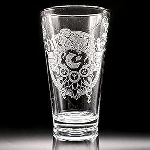 DRUID WARCRAFT Engraved Pint Glass | Inspired by Warcraft | Great Gamer Gift Idea!