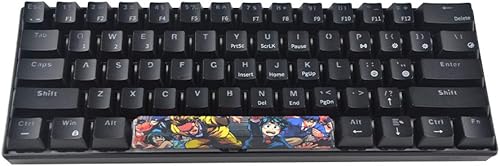 Miniatura 3 de RICKONS My Hero Academia 6.25u - Tecla de barra espaciadora para teclado mecánico Cherry Switch con extractor de teclas (Mi Hero 18)