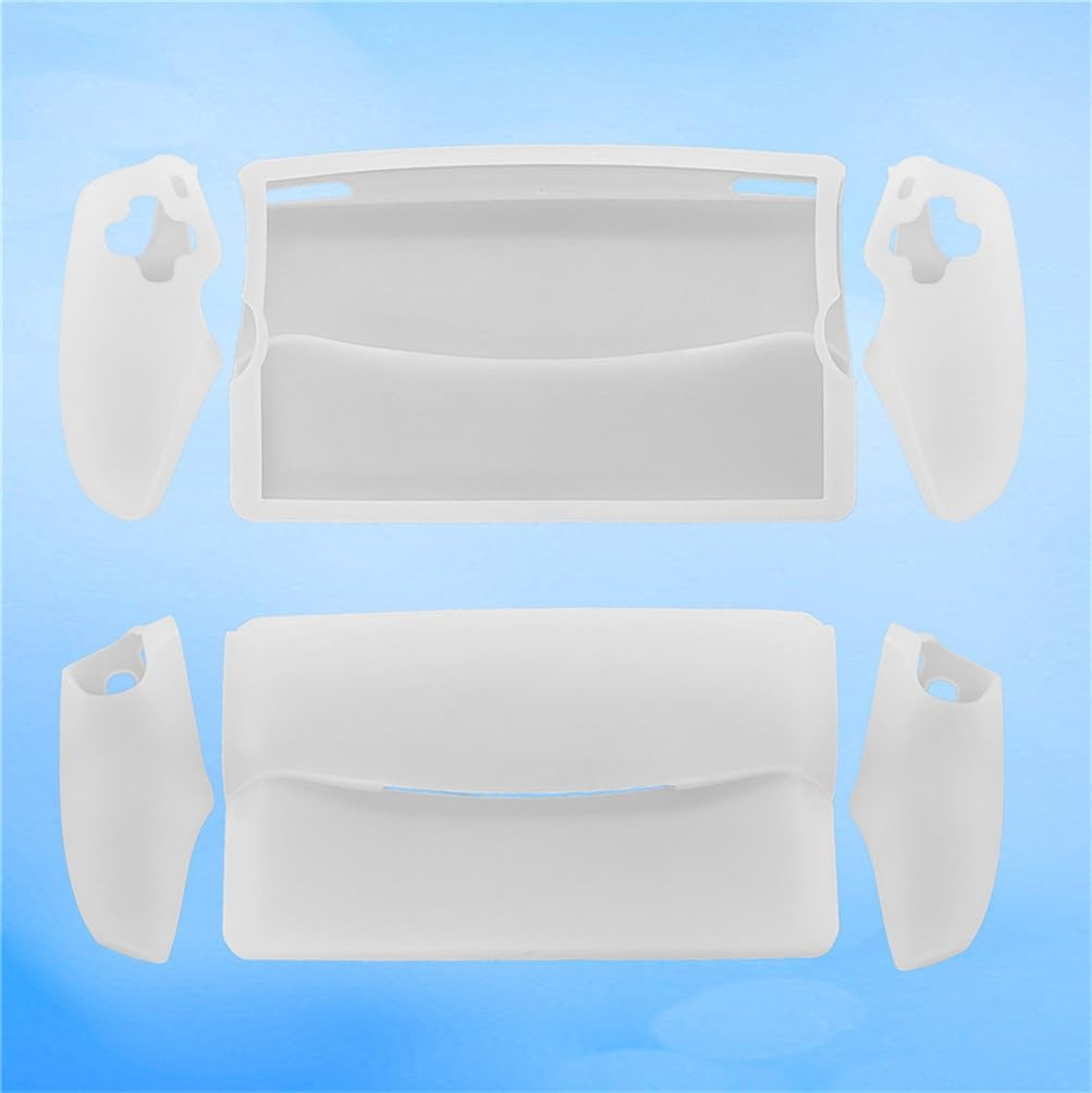 Protective Case Cove for PS5 Portal Console Silicone Protection Sleeve Drop-Proof Soft Case Cover Sleeve for PS Game Console (White)-image-25