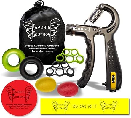 Hand Therapy Kit for Stroke & Aneurysm Recovery by JoAnn’s Journe...
