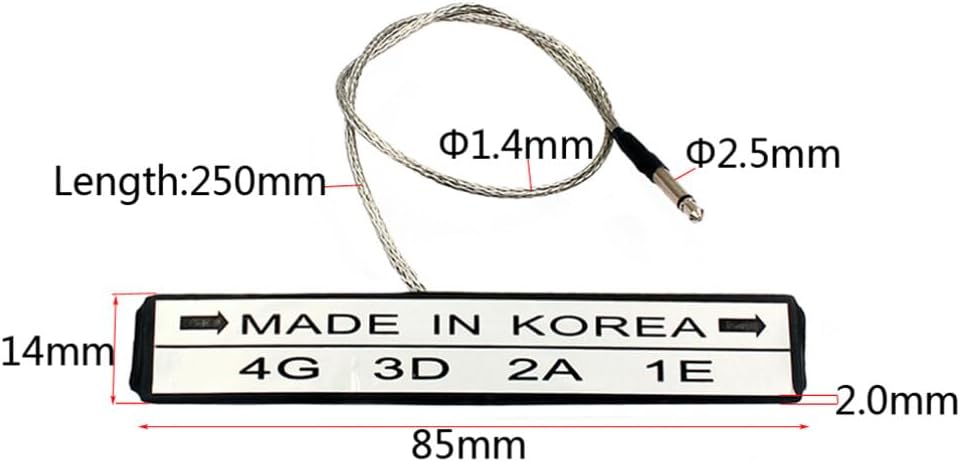 Ser of 2 Guitar Cello Pickup Piezo Pickup Sticks Piezo Under Saddle Passive