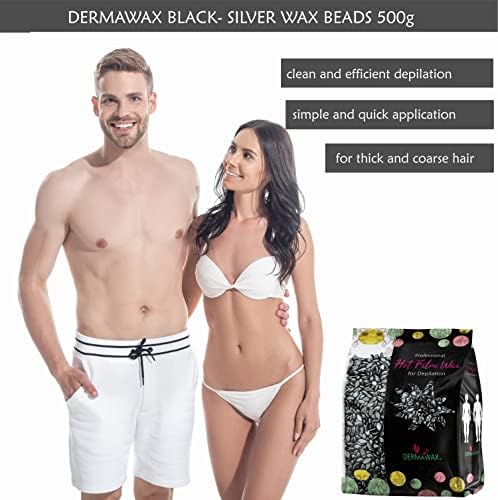 Dermawax Black Series- Black Film wosk woskowy na gorąco do profesjonalnego usuwania włosów całego ciała