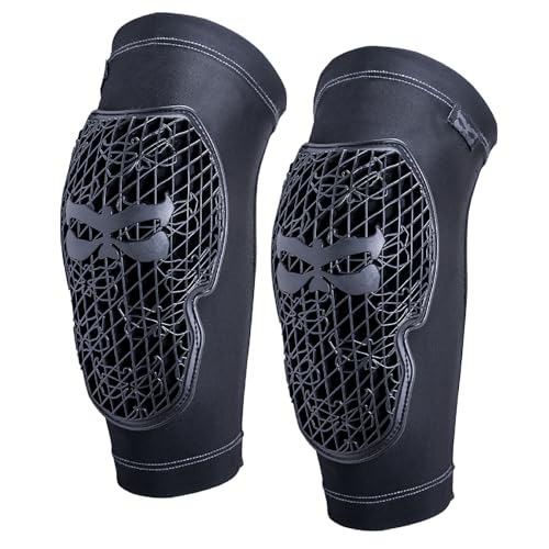 KALI PROTECTIVES Unisex Adult Strike Elbow Guards - Breathable, Flexible, Non-Slip, Pull-On Protective Elbow Pads for Off-Roading, BMX, Mountain Biking, Road Cycling, S