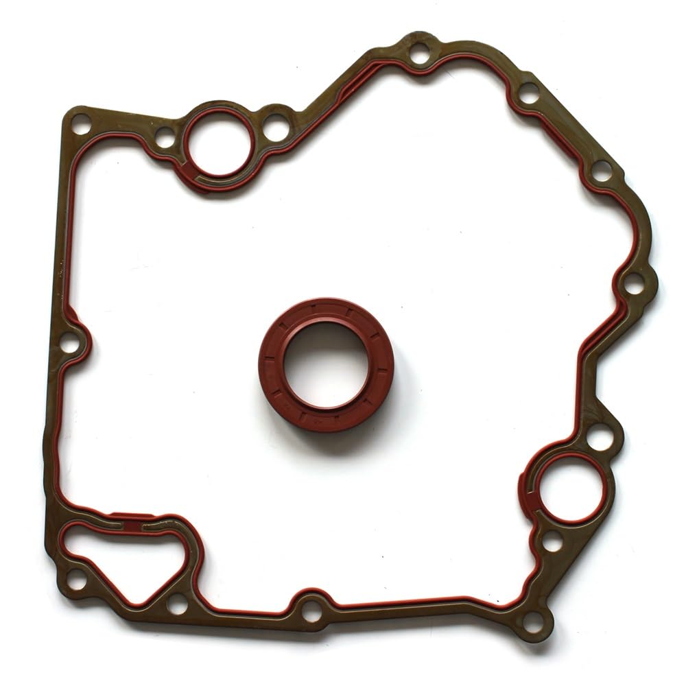 Timing Cover Gasket Set Fit for Chrysler Aspen 4.7L,for Dodge Dakota 3.7L,for Jeep Commander 3.7L,for Mitsubishi Raider 3.7L,for Ram 1500 3.7L Replace TCS46000,TCS46022