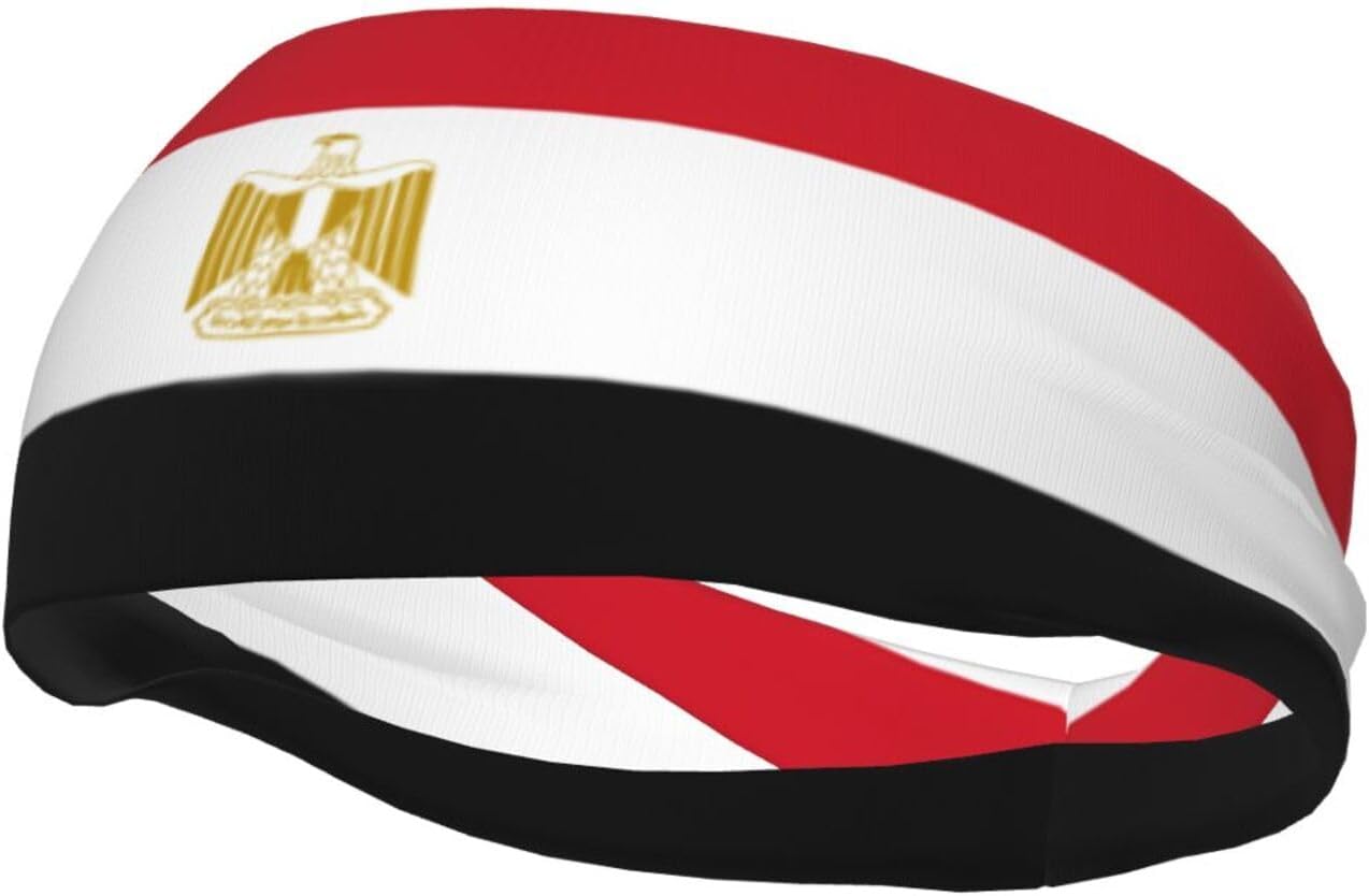 National Flag Sports Sweatband Moisture Wicking Headband for Men Women Running, Cycling, Yoga Fitness, Working Out