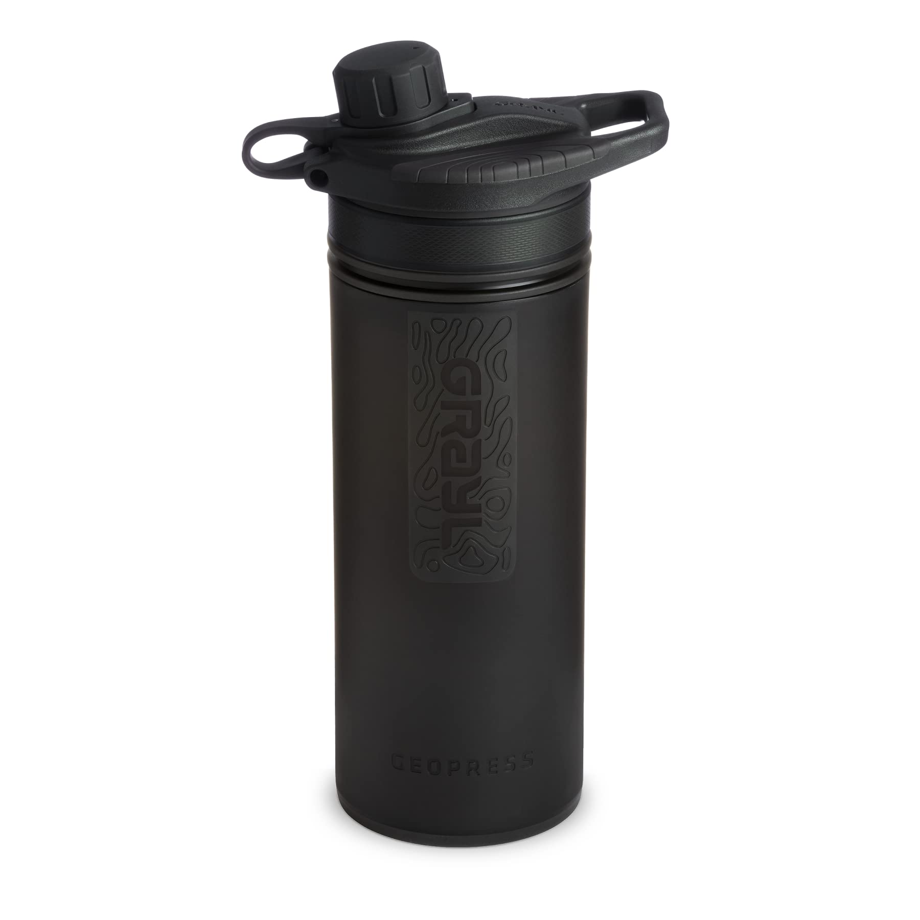 GeoPress Water Purifier Bottle - Covert Black