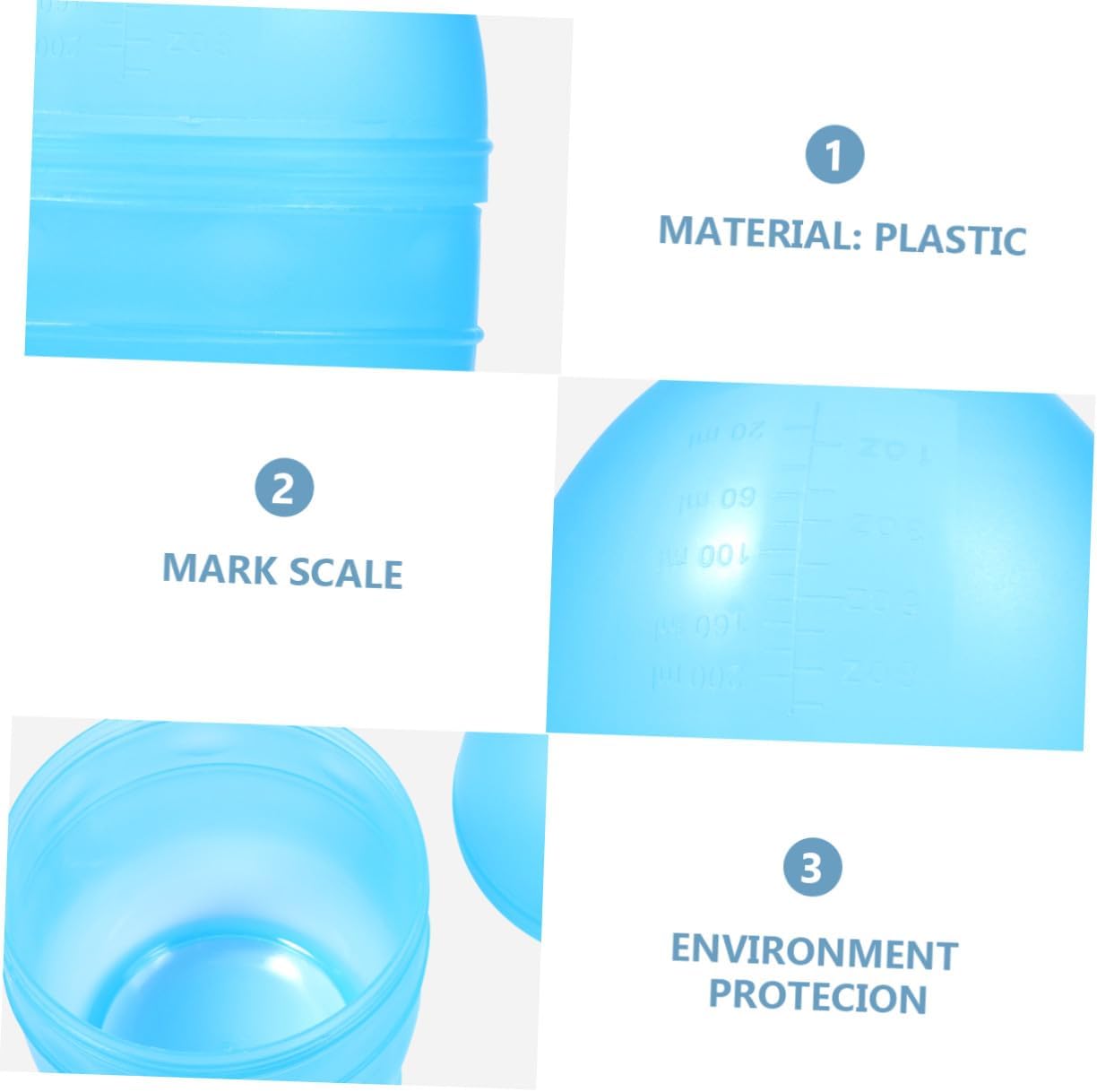 Hair Dye Bowl and Hair Coloring Mixing Cup with Scale for Home and Salon Use for Precise Color Mixing Color Style