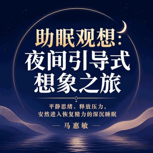『助眠观想：夜间引导式想象之旅，平静思绪、释放压力，安然进入恢复精力的深沉睡眠』のカバーアート