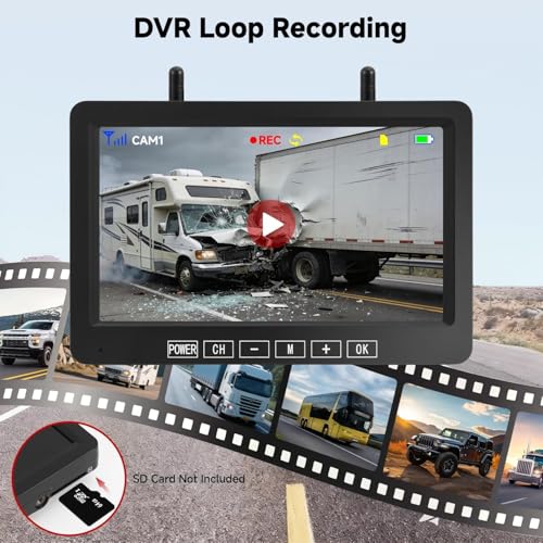 Smart RV Backup Camera Wireless