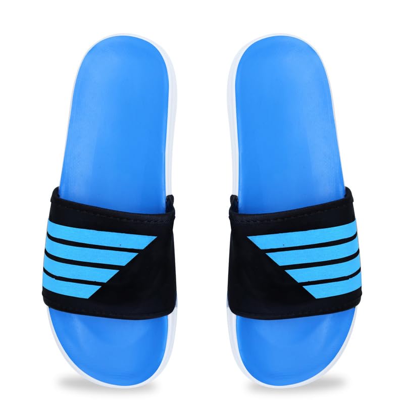 FOOTOX BE YOUR LABEL Mens Flipflop & Slipper FMF-02 Blue color (B09VH41TGZ) Amazon Price History, Amazon Price Tracker