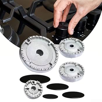 Stove Oven Cooker Gas Hob Burner Flame Cap Burner Covers Gas Burner Caps Gas Cooker With Base Burner Cap Set Gas Burner Parts I2478203648