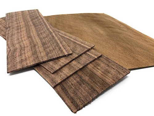 Furniere in der Holzart Nussbaum. Furnier geeignet für: Modellbau, Ausbesserungsarbeiten, Restauration, zum Basteln, Intarsien