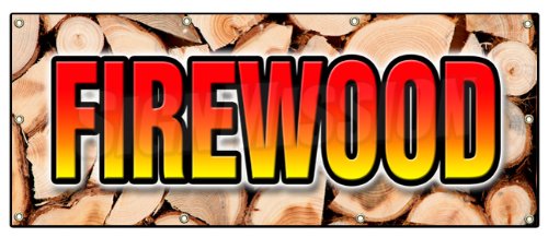 36x96 Firewood Banner Sign