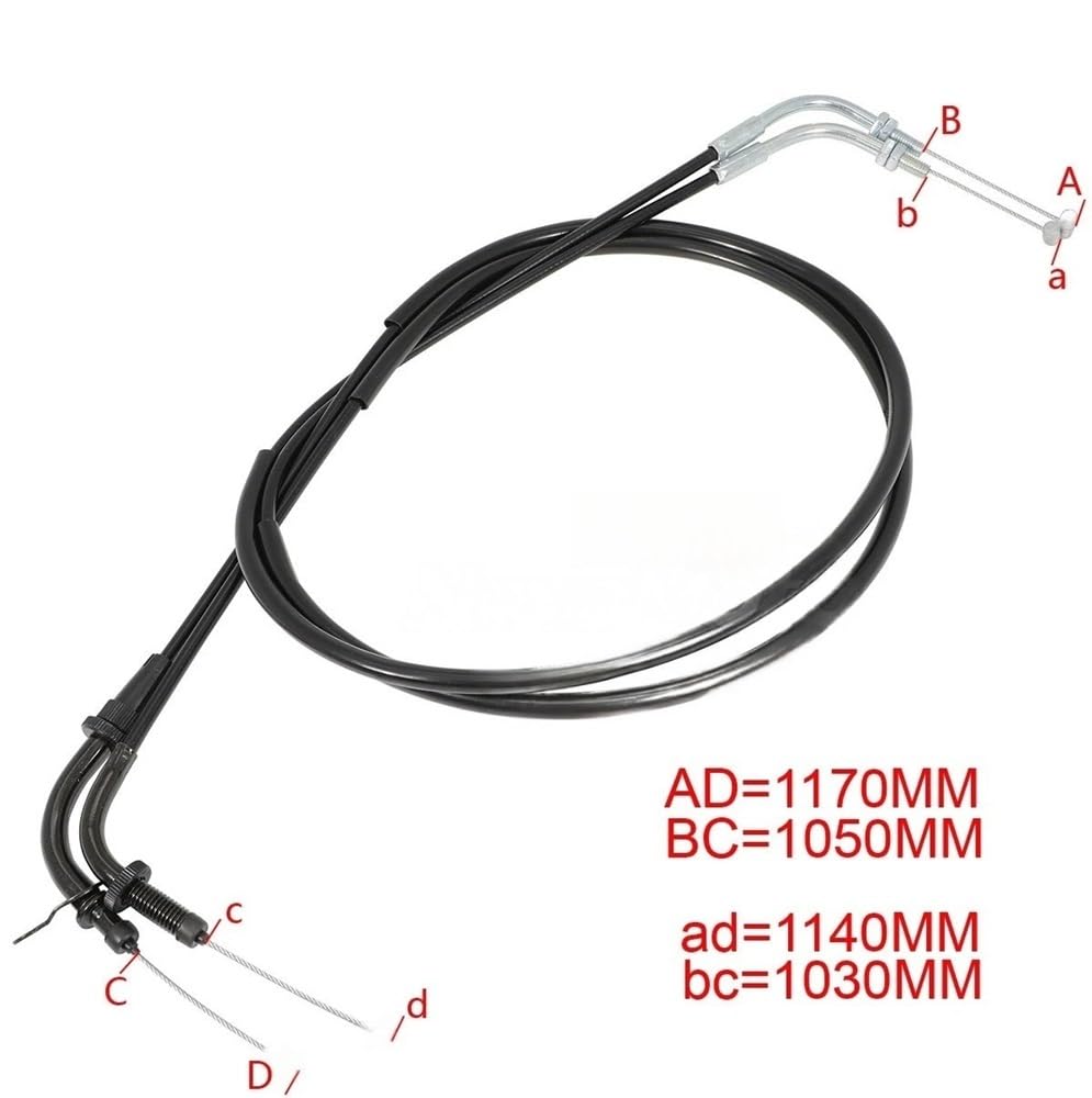 Cable de embrague/acelerador motocicleta para XVS1100 para v-star para medianoche para XVS1100AT Para personalizado XVS 1100 para Drag Star