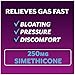 Phazyme Gas Relief, Maximum Strength Gas and Bloating Relief for Adults, 250 mg Simethicone Fast Gels, 24 Count