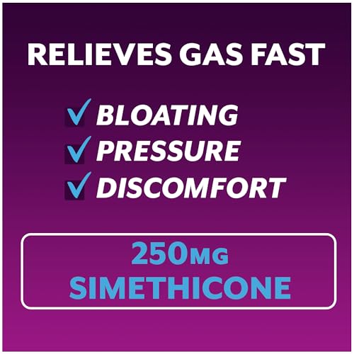 Image of Phazyme Maximum* Strength Anti-Gas 250 mg Simethicone Gas Relief for Adults, Fast Gels Quickly Ease Bloating, Pressure & Discomfort, 24 Count