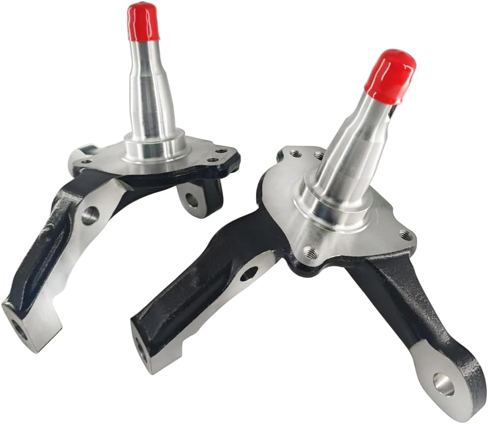Set of 2 1-piece Stock Height Spindles Knuckles For Ford Mustang II Pinto 1974-1978,For Ford Pinto 1973 1974 1975 1976 1977 1978 1979 1980