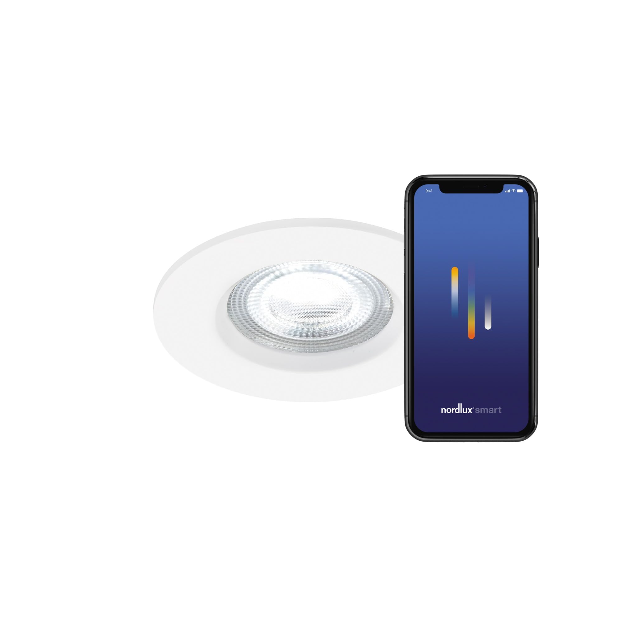 Nordlux Led Recessed Light Don Smart, Rgbw, White