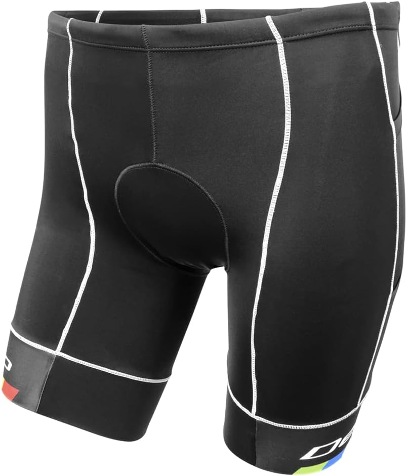 Men’s Mobius 4-Pocket Short – Comfortable Compression, Minimalist Fleece Pad for Triathlon, Ultra Running and Racing