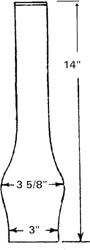 Miniatura 4 de B  P lámpara 3 x 14 chimenea transparente