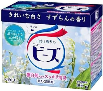 Amazon.co.jp: 【ケース販売】 ニュービーズ 大 800g×8個 粉末 洗濯