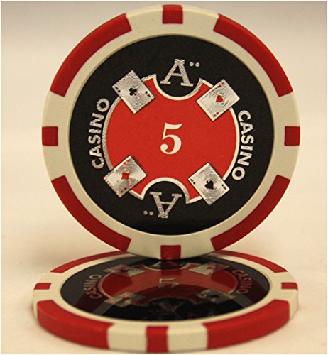 MRC 1000 pcs Ace Casino Poker Chips Set with Aluminum Case Custom Build - Thumbnail 4