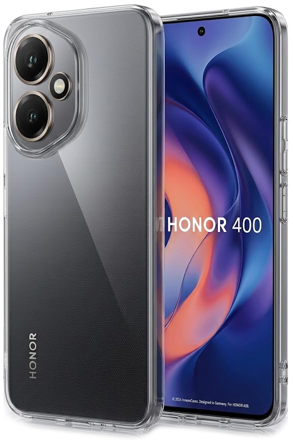 Oprimio Kristallklar Hülle für Honor 400 [Silikon Hülle] [%100 Durchsichtig] [Deutsche Material] Ultra Dünne Klar Handyhülle für Honor 400