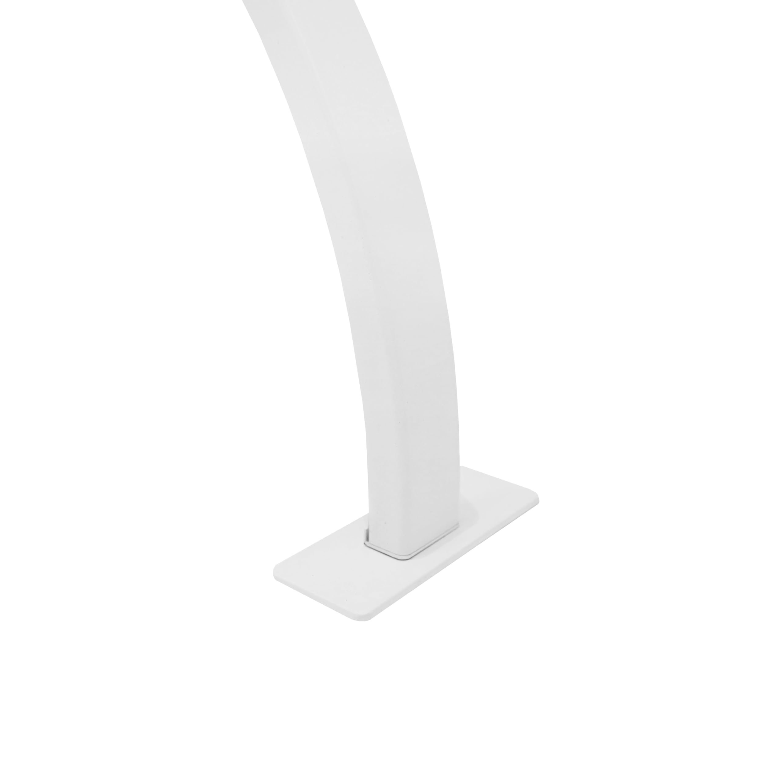 LED Halbmondlampe 75cm | 50W 3 Farben Warm- Neutral- Kaltweiß | 3000-6000K Dimmbar Temperatur | Maniküretisch-Licht Nägel Maniküre Nagelsalon [INKL. Handyhalterung & Klett- und Schaumstoffpads]