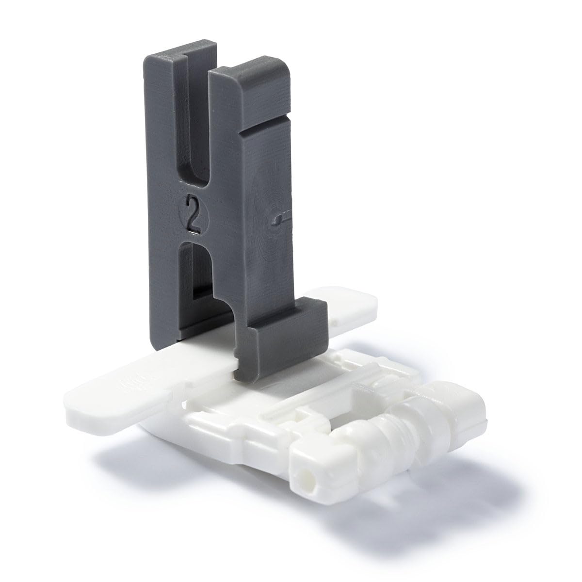 Prym Zipper Foot, White, Grey, 9.81 x 8.4 x 1.2 cm