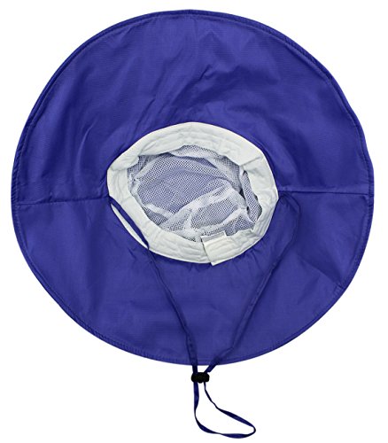 Women Summer Rain Hat Uv Upf 50 Sun Protection Wide Brim Hat Sun Hat Foldable Bucket Hat Blue #TOP2