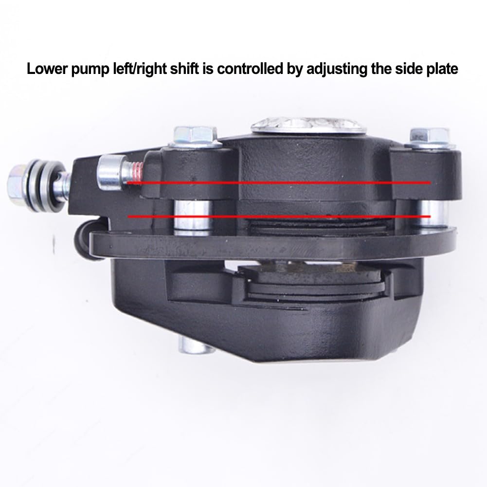 Set di freni a disco idraulici per e-bike Fatbike con funzione Power-Off, doppio pistone, in lega di alluminio, dischi da 160/180 mm, olio DOT4, interfaccia SM a 2 pin, anteriore/posteriore