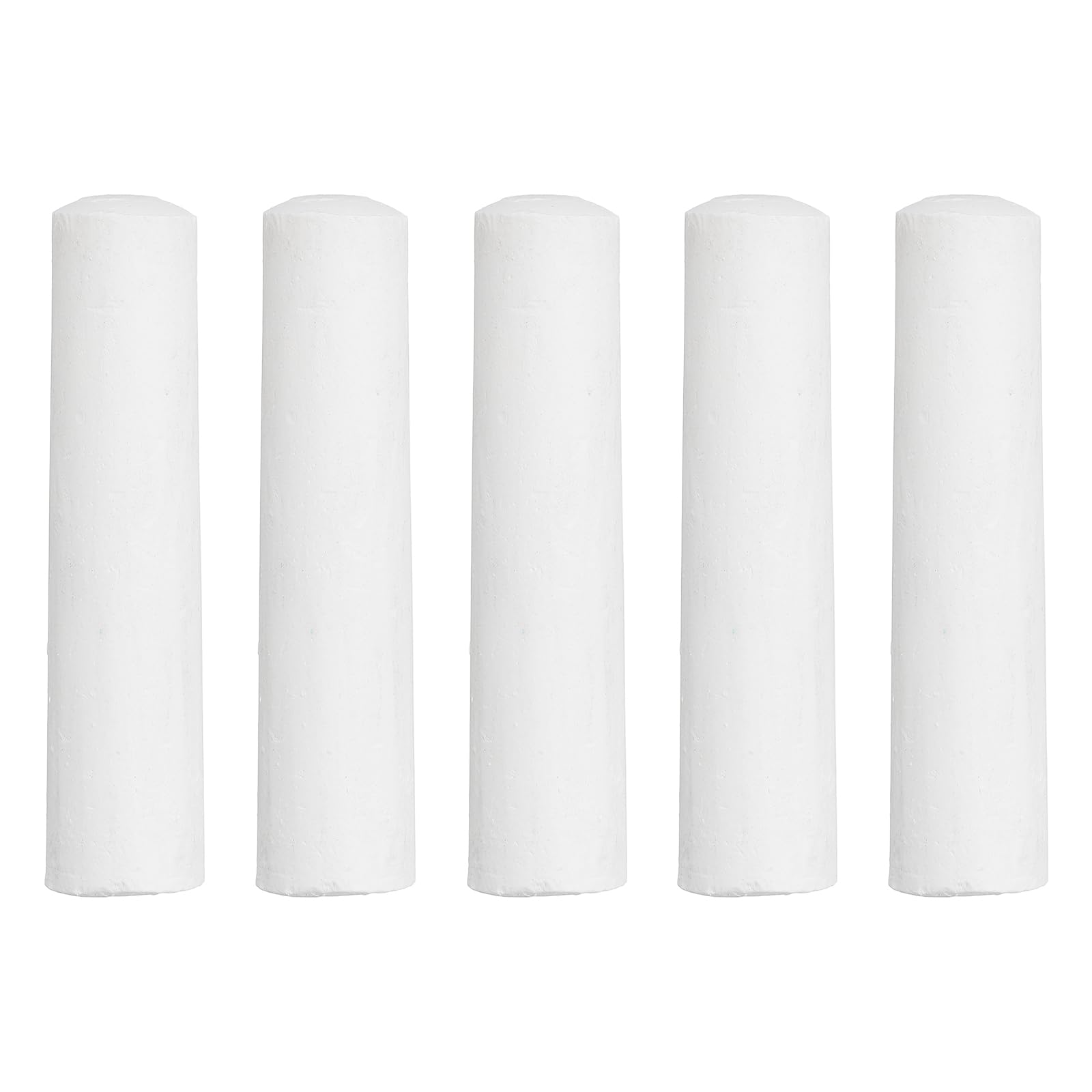 PATIKIL 5 PCS Dustless Chalk, White Sidewalk Chalk Large Solid Huge Washable Street Chalks for Outdoor Adults Painting Graffiti Art