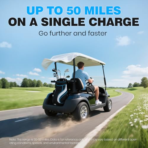 Image of VATRER POWER 48V 105Ah Mini Lithium Golf Cart Battery, Built-in 200A BMS