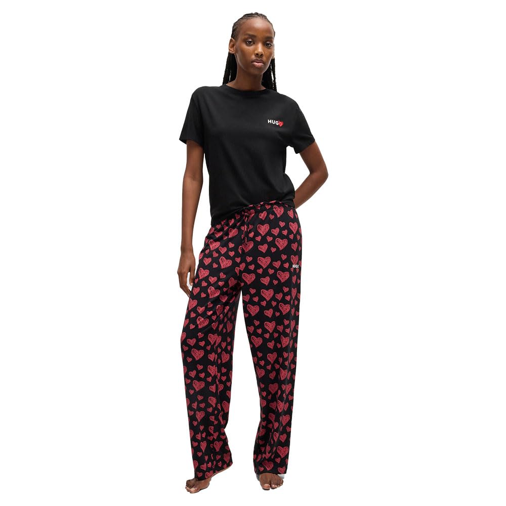 HUGO Camiseta Nikka, Negro1, XS