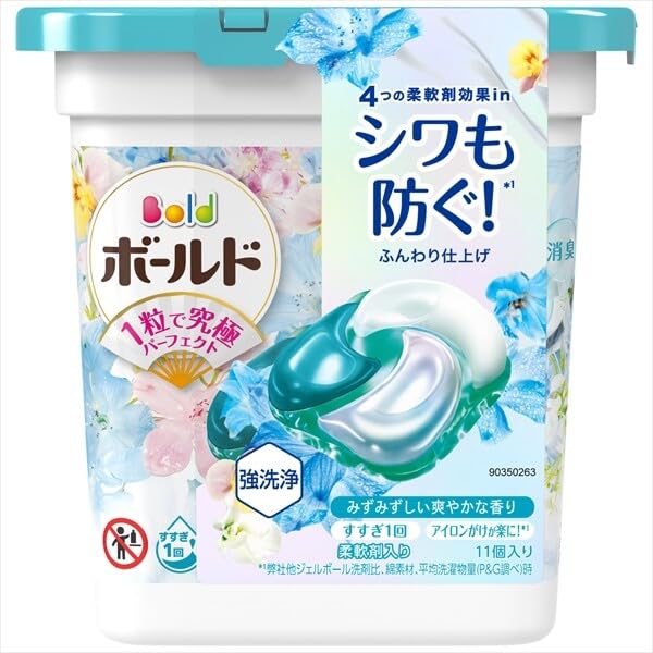 Amazon | ジェルボール 4D ボールド 洗濯洗剤 11個入り 本体 お試し