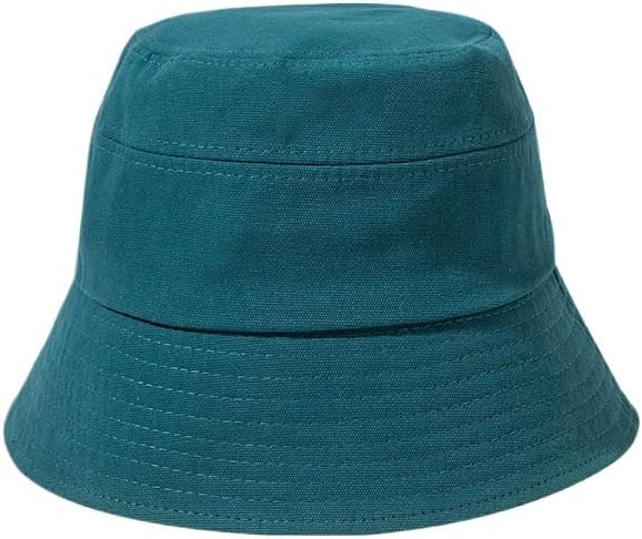 Bucket hat Women's Cotton Breathable Casual UV Protection Spliced Bucket Basin hat