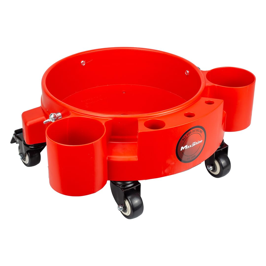 MaxshineRolling Bucket Dolly (Red)