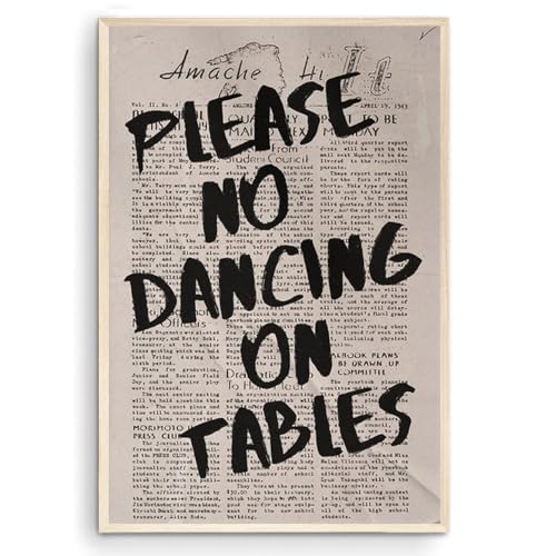 Retro Typography Wall Art, 70s Psychedelic Poster Print, Vintage Aesthetic