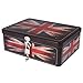 Produktbild Sothat Metall Schluesselschloss Box Quadratische Form Lagerung Fuer Suessigkeiten Kekse Der Schmuck - UK Flagge Pattern