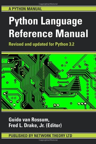 The Python Language Reference Manual (Python Manual) by Guido Van ...