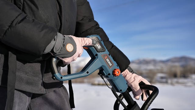 Senix X6 60 Volt Max* 15-Inch Dual Battery Cordless Snow Shovel, 6