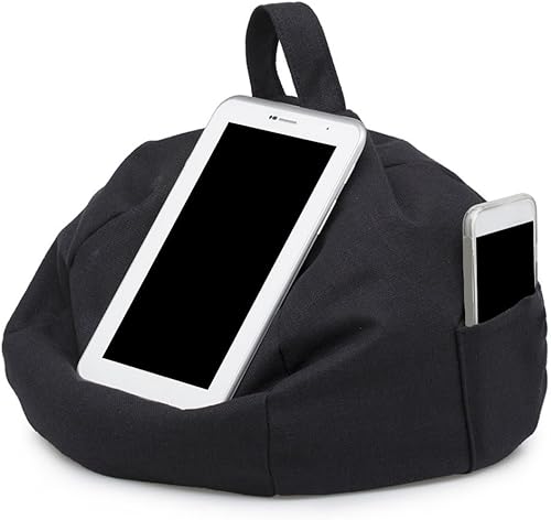 Miniatura 3 de Soporte para teléfono, soporte de teléfono suave para escritorio, regazo, rodilla, sofá y cama, soporte de almohada para tableta con bolsillo