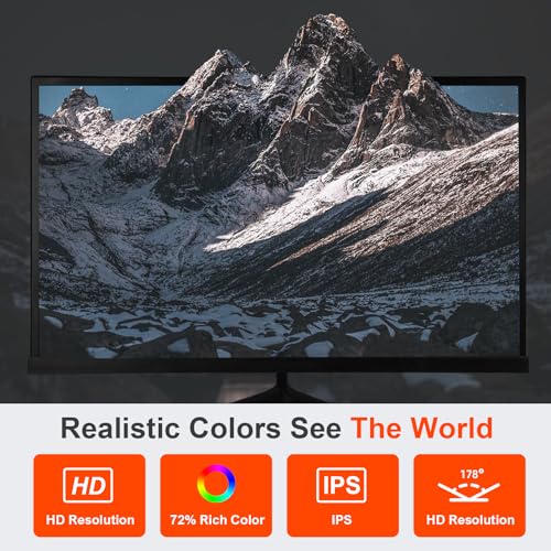 Image of All-in-one Desktop Computer PC, 22 inch FHD Display G5400 Quad Core 16G RAM 512G SSD ROM PC, WiFi Bluetooth Connection Desktop for Study Office Gaming Home