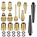 Produktbild SISHUINIANHUA 24X / Set Fahrrad-Ventil SV AV DV Adapter Fahrrad-Auto-Ventiladapter Dichtring Fahrrad-Pumpe-Adapter Fahrrad