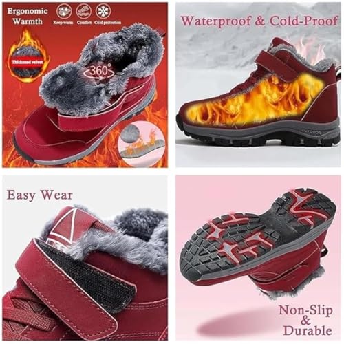 Orthoboots Pro - Ergonomic Winter Boots, Waterproof, Non-slip Cushioned Hiking Orthopedic Shoes, Unisex, Warm Hiking Orthopedic Boots3