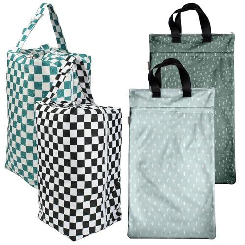 Mama Koala 2 Pack Waterproof Diaper Pods,with 2 Pack Pail Liners
